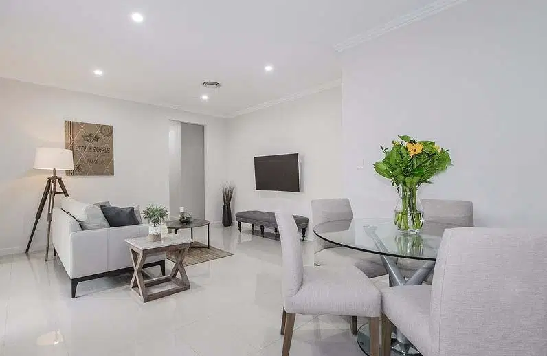 Room in a 4 Bedroom Apartment, 6A James Avenue, Brooklyn Park, 5032 – Common Area