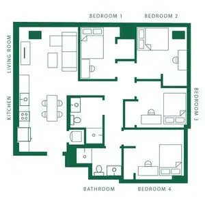 ōLiv Seattle, Seattle – 4 Bedroom - 2 Bathroom