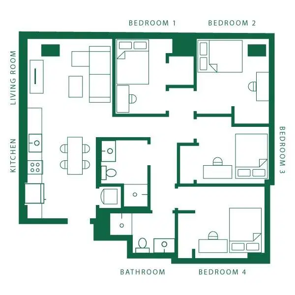 ōLiv Seattle, Seattle – 4 Bedroom 2 Bathroom - VIP