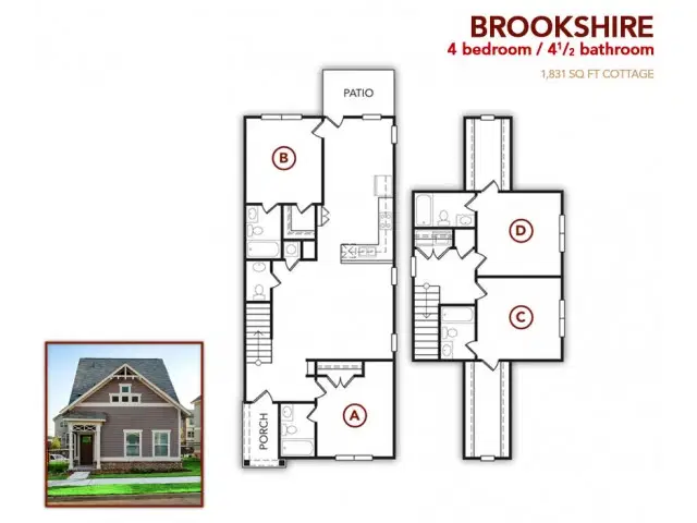 The Republic at Lubbock, Lubbock – 4 Bedroom - 4.5 Bathroom