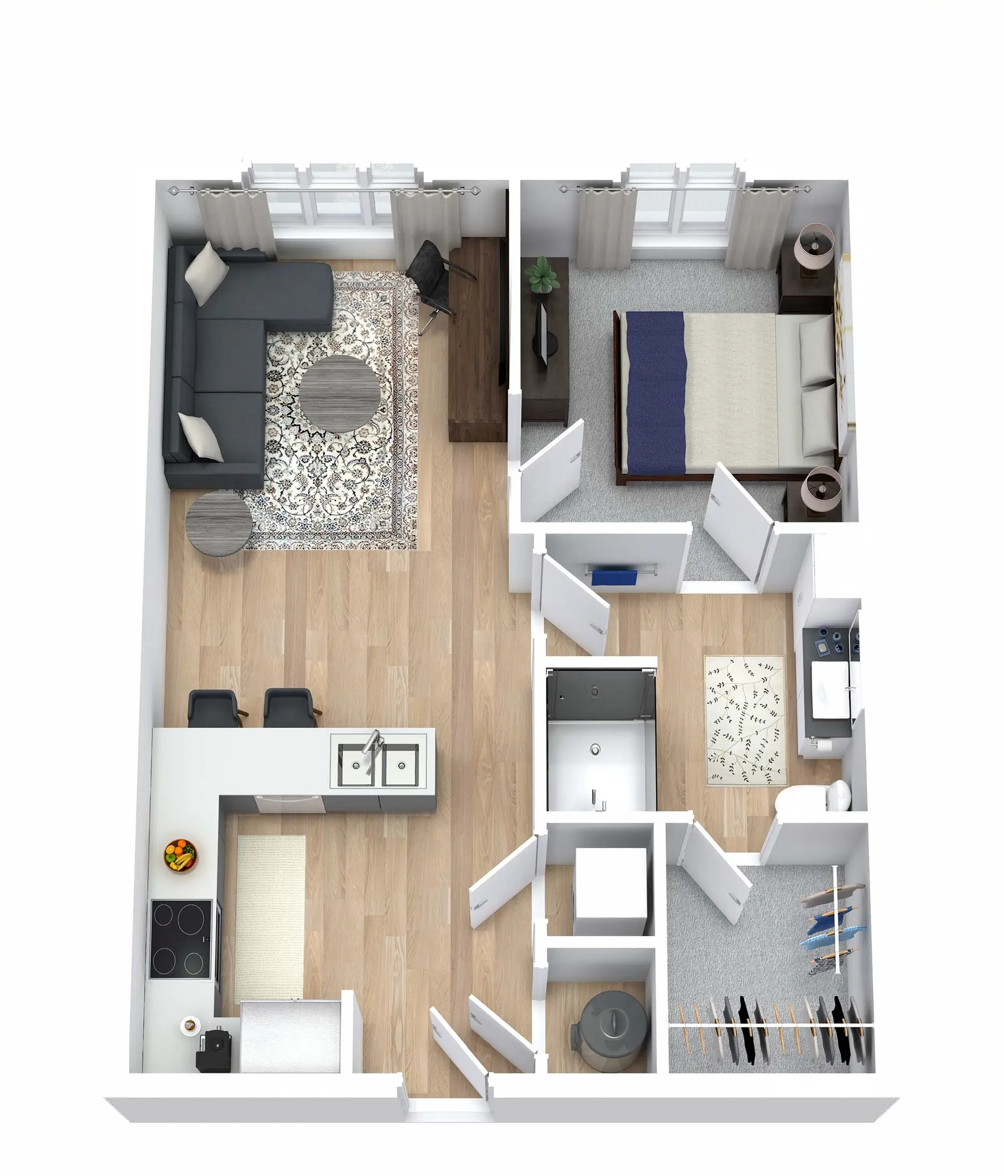 The Carlton House, Lubbock – 1 Bedroom 1 Bathroom