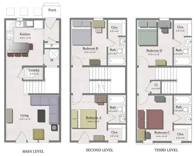 The Junction, College Station – 4 Townhome Upper Deck