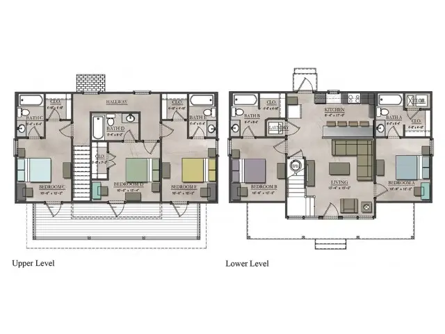 Capstone Cottages of Lubbock, Lubbock – 5 Bedroom - 5 Bathroom Cottage