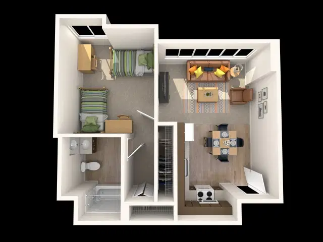 University Gateway, Los Angeles – 1b - 1 Bedroom 1 Bathroom