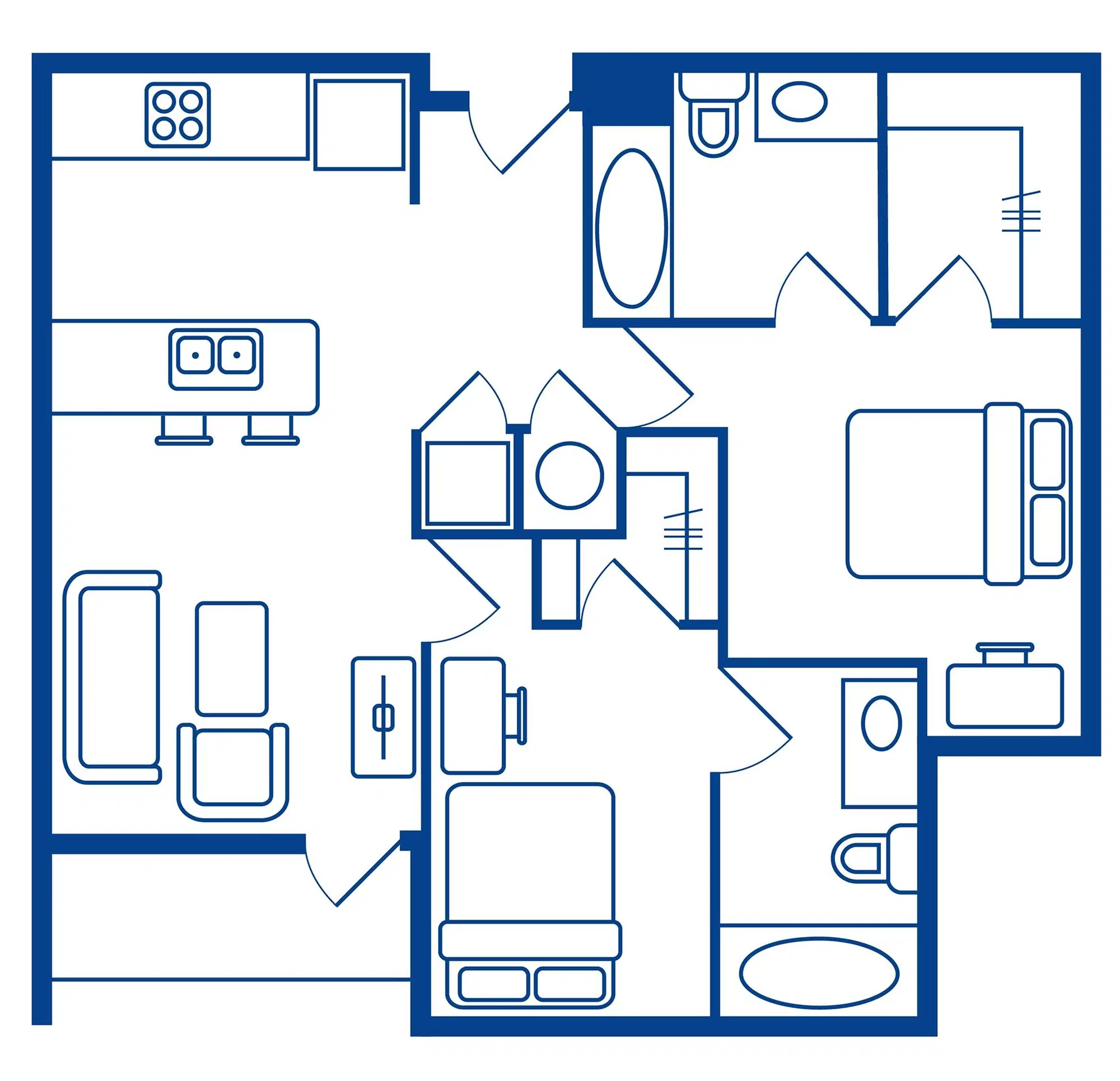 Lark Northgate, College Station – 2 Bed 2 Bath