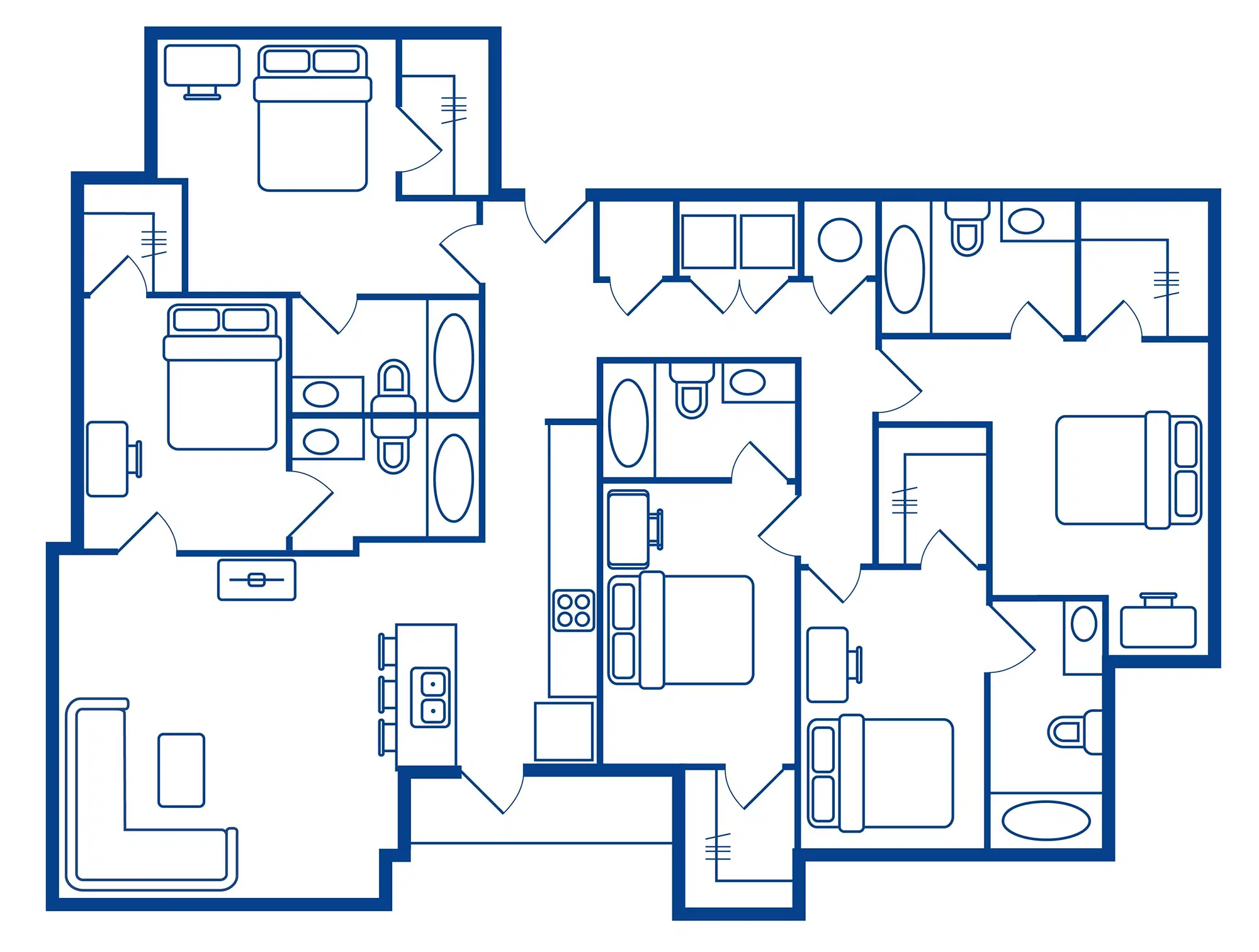 Lark Northgate, College Station – 4 Bed 4 Bath