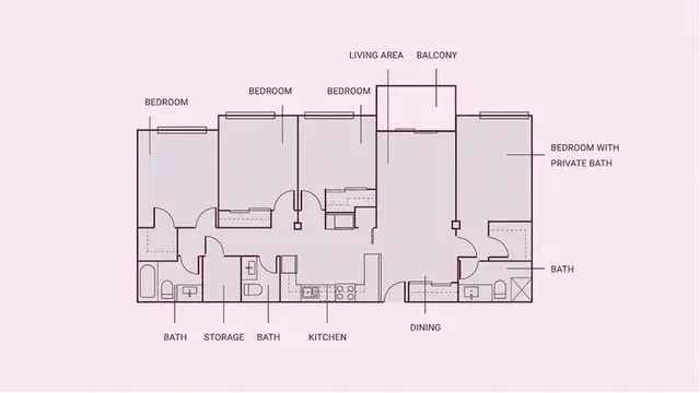 West Village Suites, Hamilton – 4 Bed 2 Bath