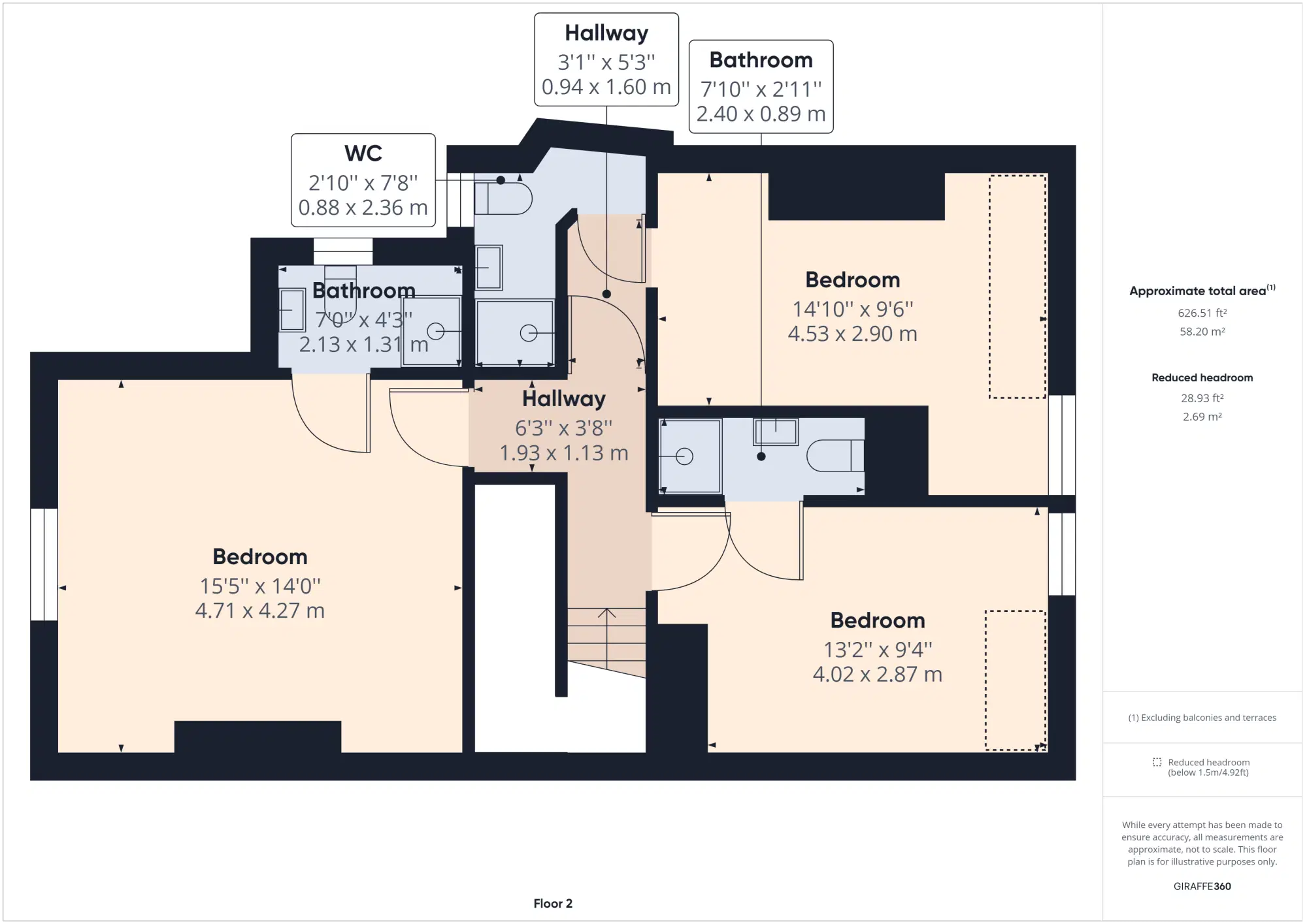 132 Uttoxeter New Road, Derby – Floor Plan