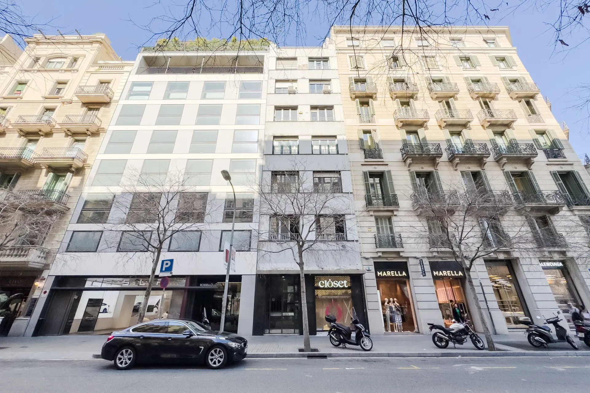 Rosselló 2, Barcelona – Exterior