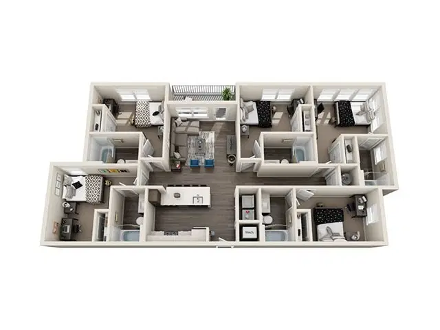 The Standard At Tallahassee, Tallahassee – The Hamlet Room in 5 Bedroom 5 Bathroom