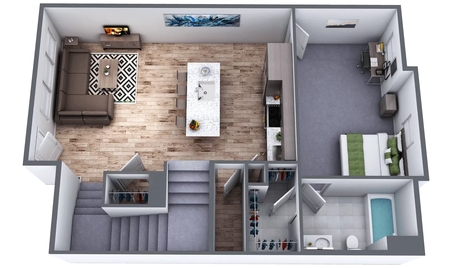 Lakeside Commons, Oswego – Cedar Room in 6 Bedroom 6 Bathroom
