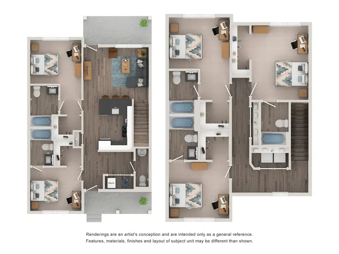 Aspen Heights Buffalo, Buffalo – Keystone Room in 5 Bedroom 5 Bathroom