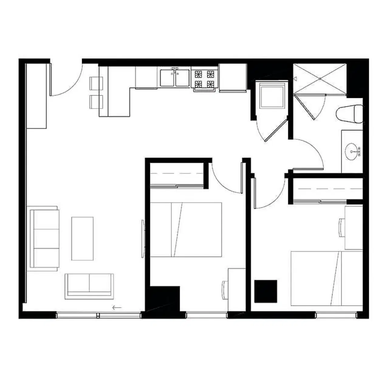 University House, Tempe – 2 Bed 1 Bath