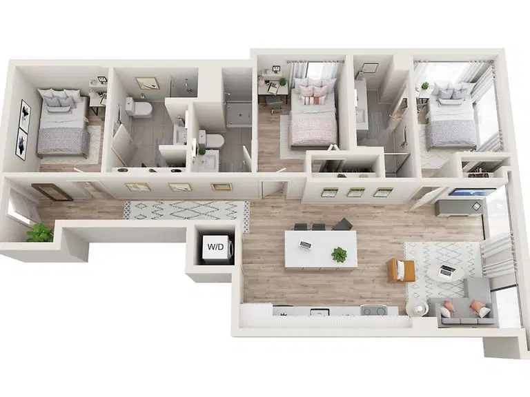 Yugo Austin Waterloo, Austin – 3 Bed, 3 Bath