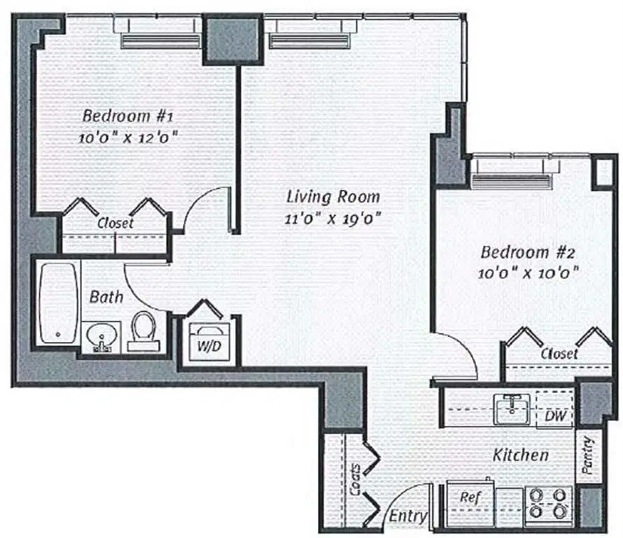 Avalon Bowery Place, New York City – 2 Bed 1 Bath