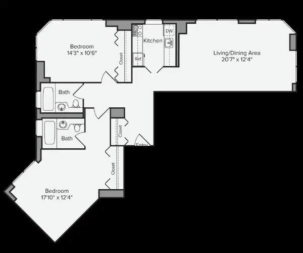 Avalon Midtown West, New York – 2 Bed 2 Bath