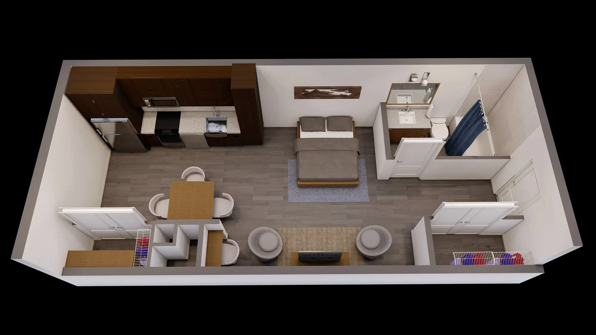 University Edge Dickinson Lofts, Greenville – Studio