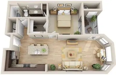 Skywater, Tempe – 1 Bed 1 Bath