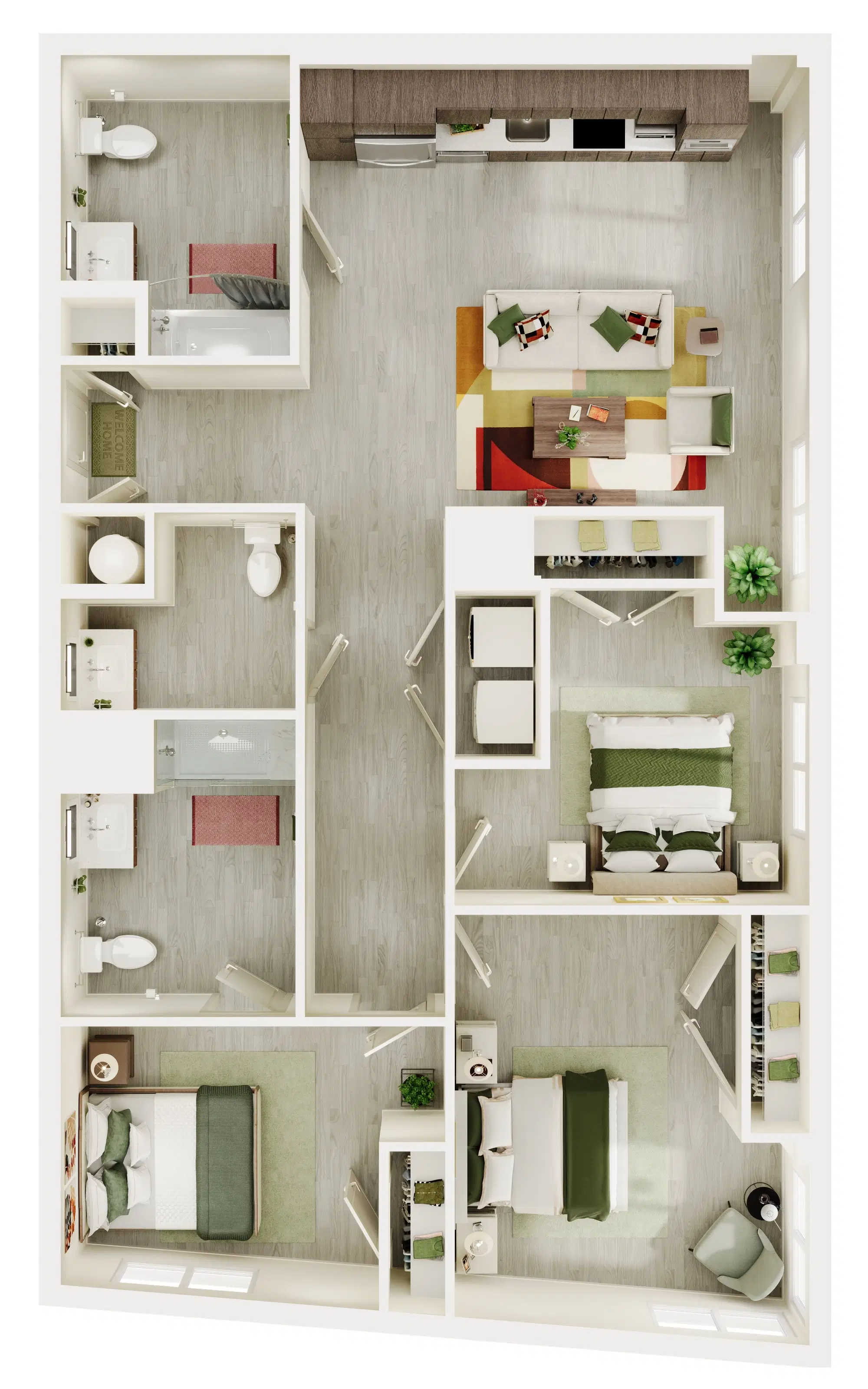 South Standard Apartments, Boston – 3 Beds 3 Baths