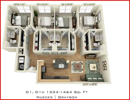 Grayson House, Austin – 4 Bedroom 4 Bathroom