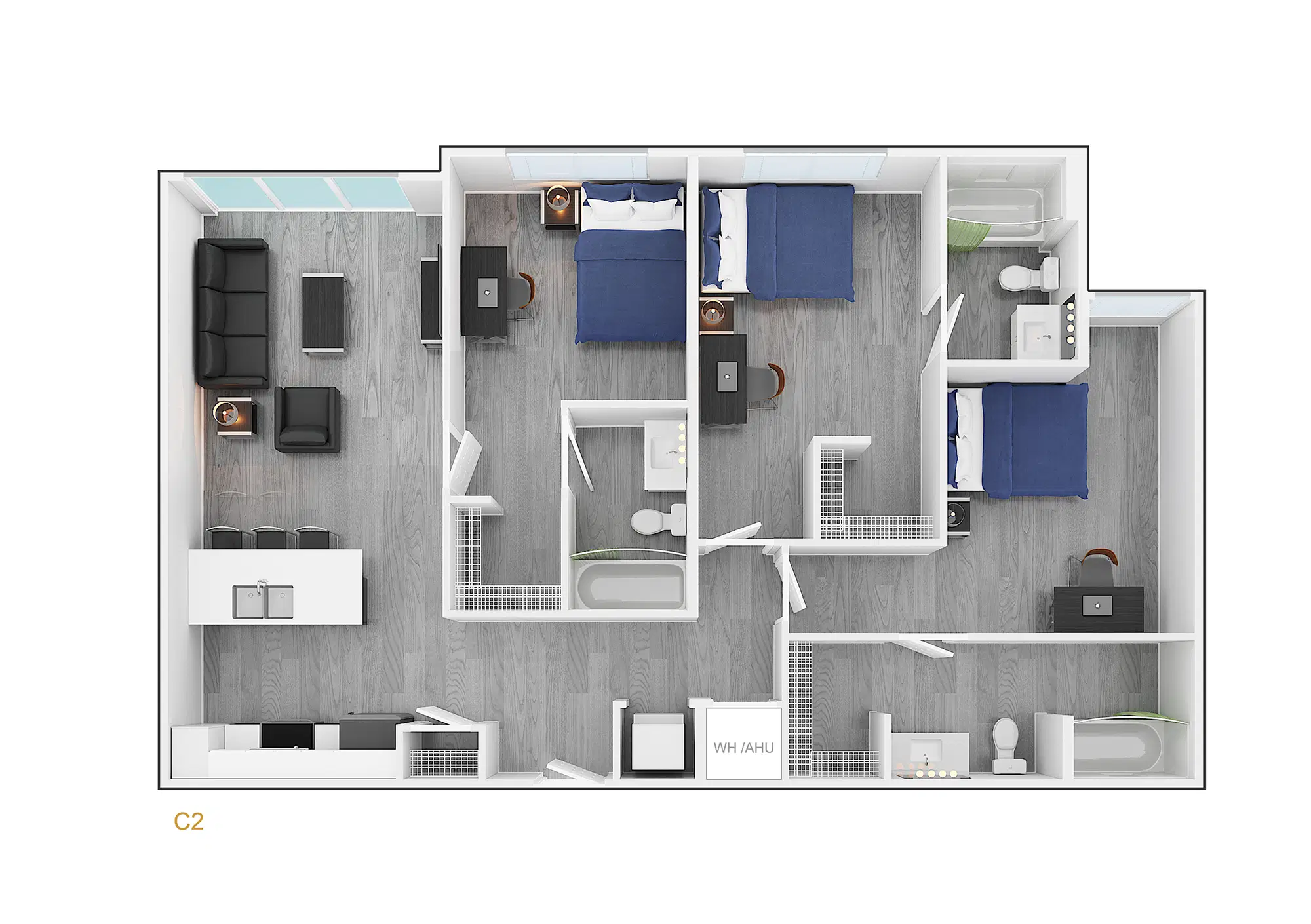 Park Place Tempe, Tempe – 3 Bed 3 Bath