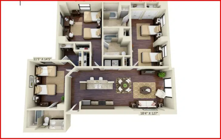Twenty Two 15, Austin – 3 Bed 3 Bath