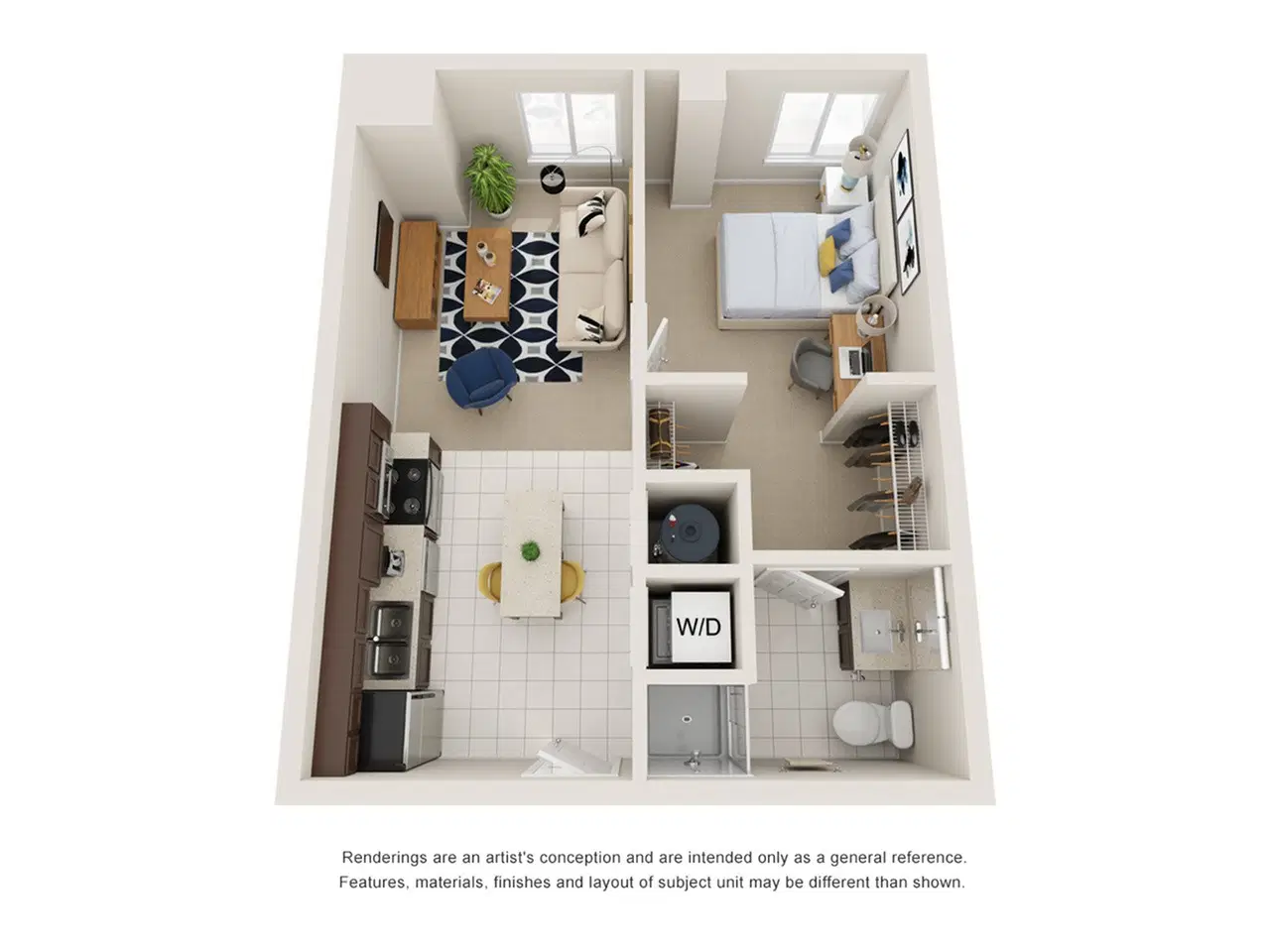 Paloma University City, Philadelphia – 1BR/1BA - Standard