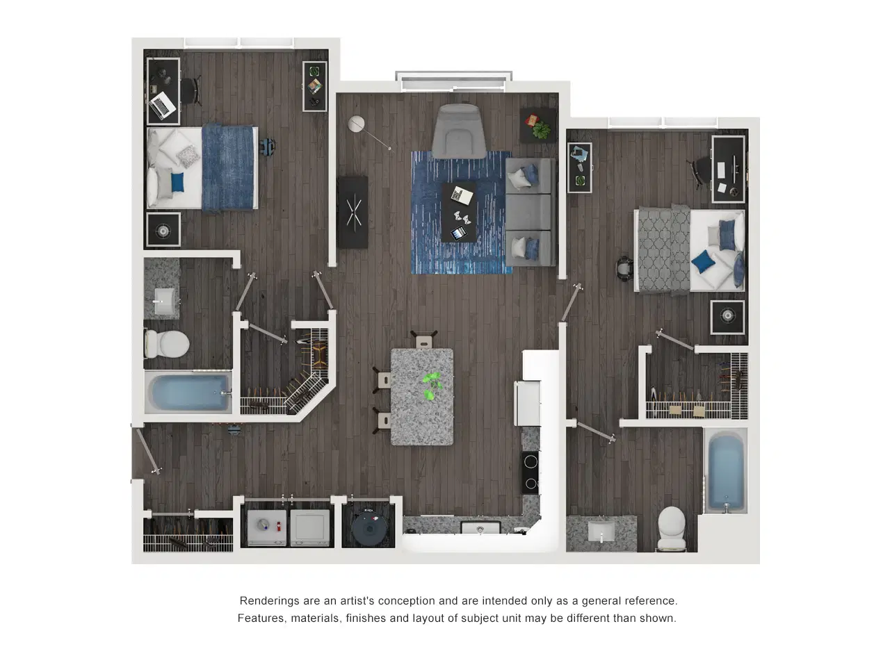 NTX, Denton – 2 Bedroom 2 Bathroom