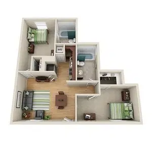 ULake Apartments, Tampa – 2 Bed 2 Bath