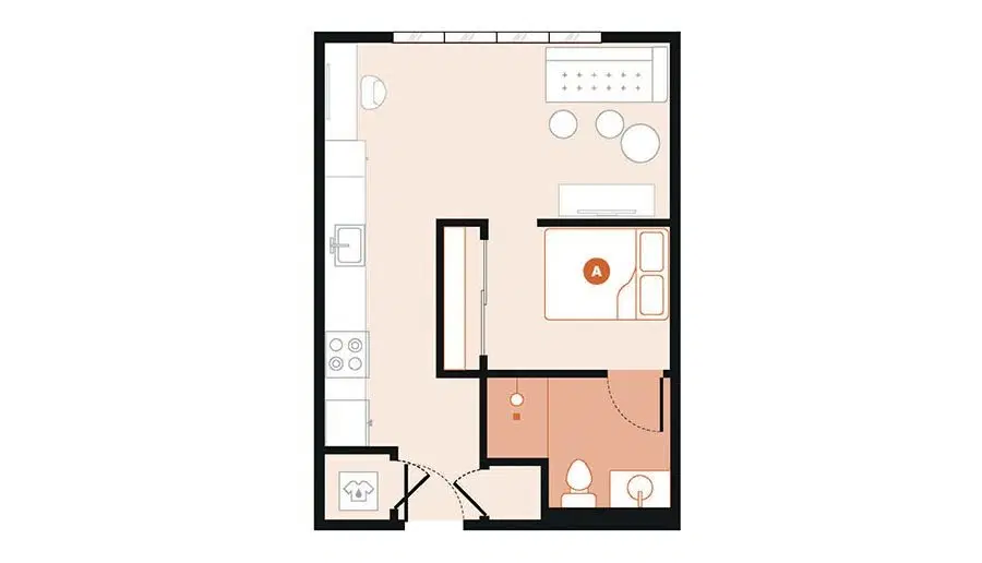 Hub on Campus Tampa, Tampa – Studio