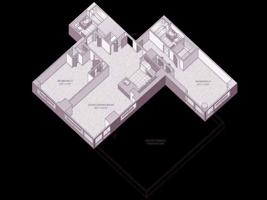 Avalon West Chelsea, New York – 2 Bed 2 Bath