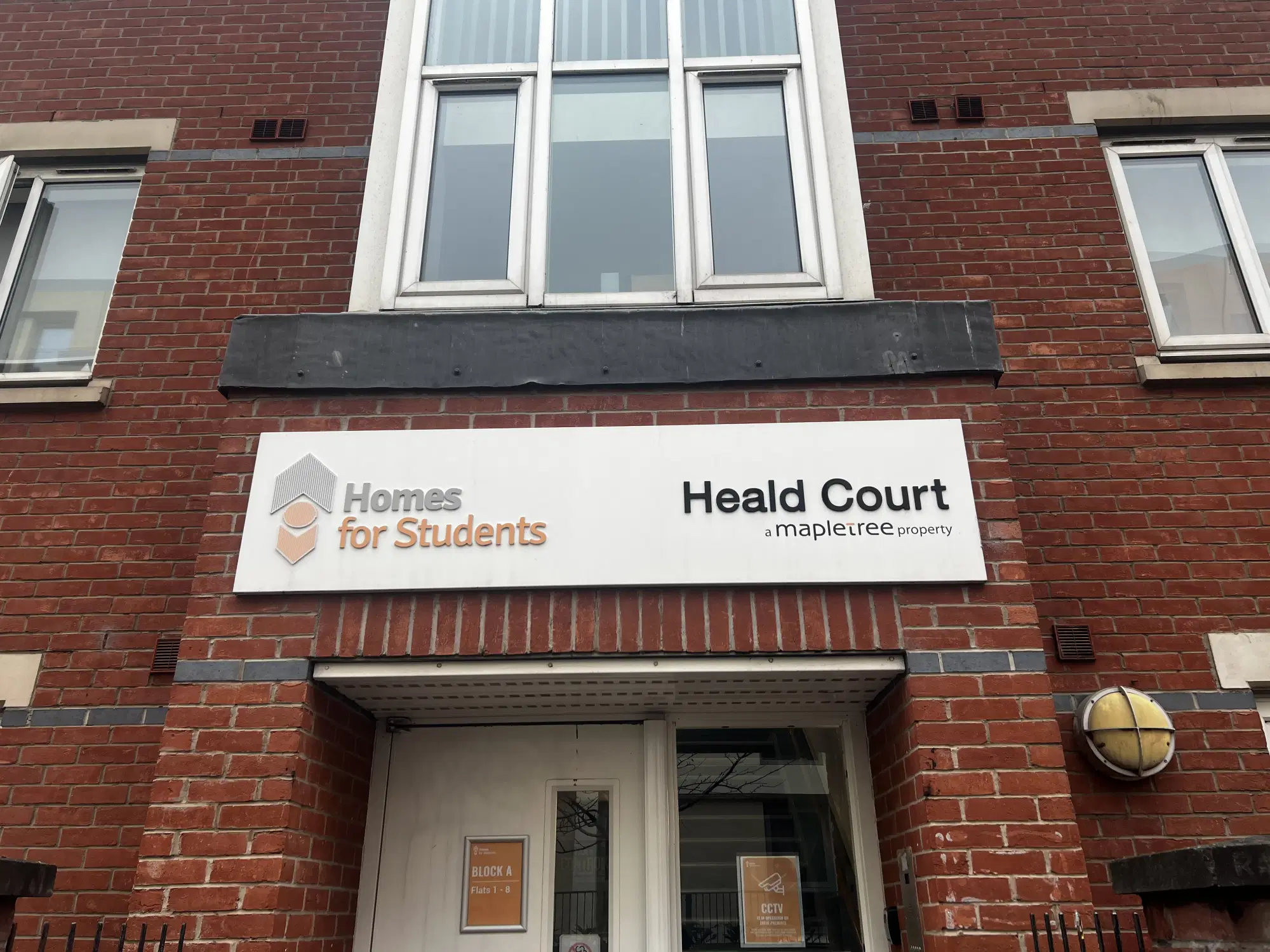Heald Court, Manchester – Exterior
