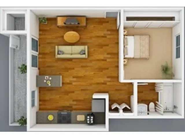 Yugo Tempe Villas, Tempe – 1 Bed 1 Bath
