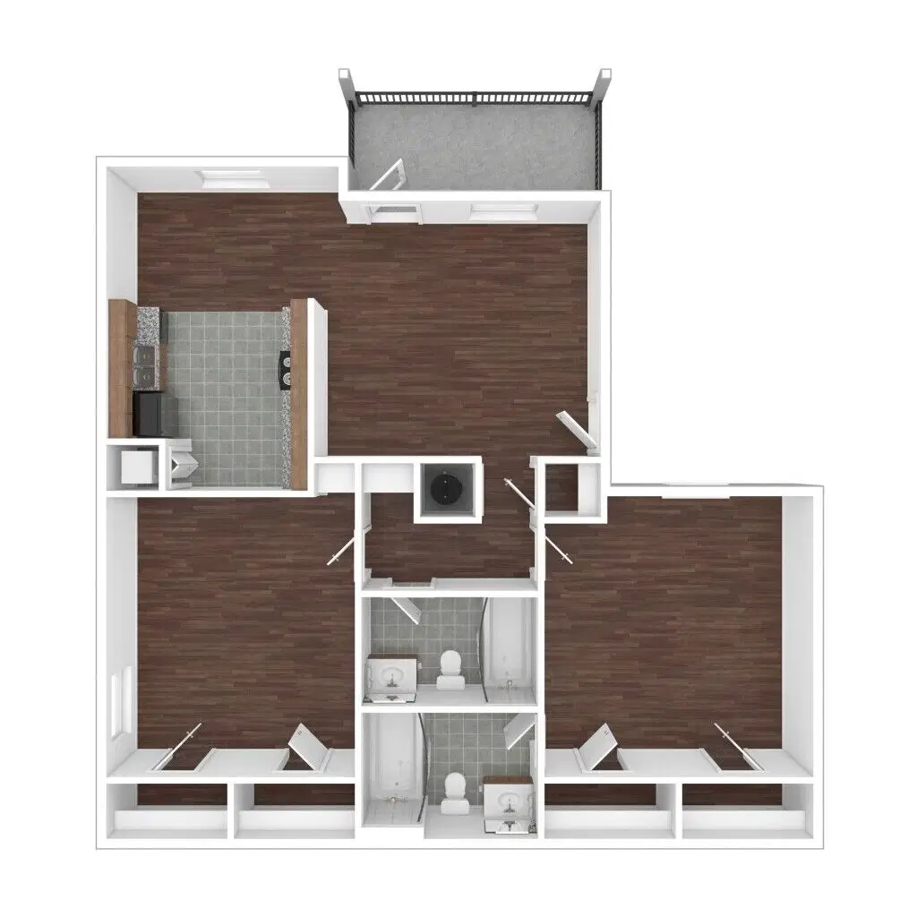 The Halston, College Station – 2 Bed 2 Bath