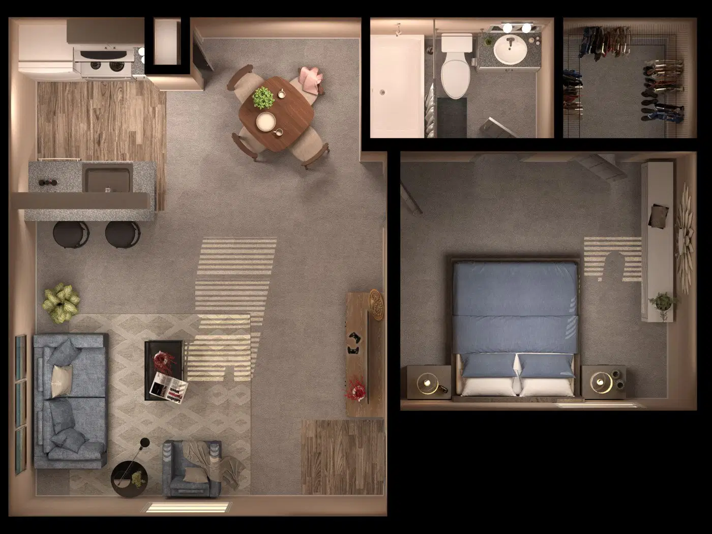 Willowick Apartments, College Station – 1 Bed 1 Bath