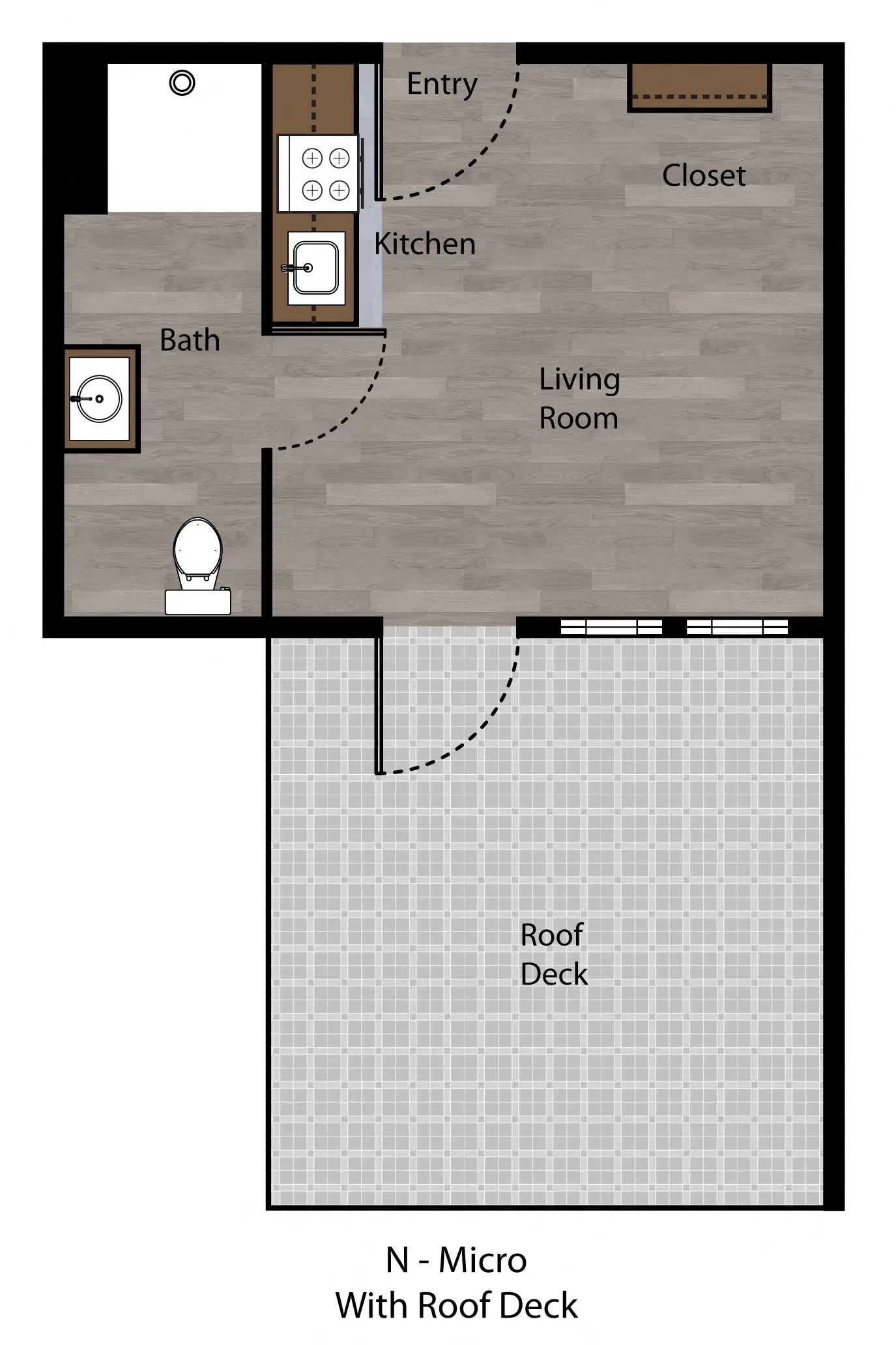 Sedona Apartments, Seattle – Studio 2