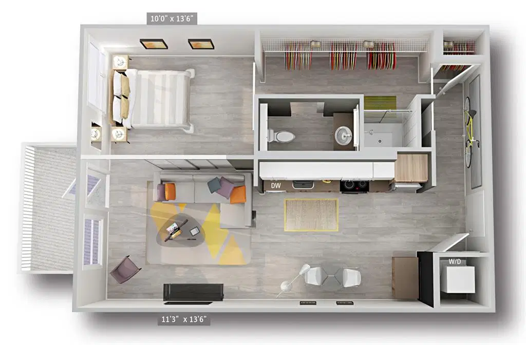 AVA Capitol Hill, Seattle – 1 Bed 1 Bath