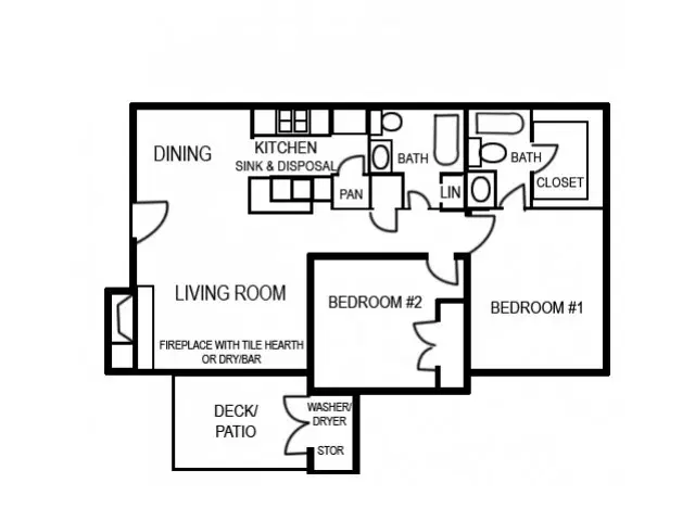 Stoney Ridge, Austin – 2 Beds 2 Baths
