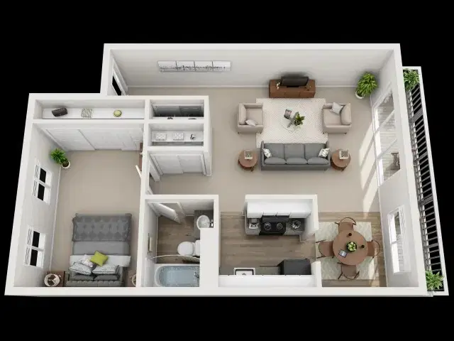 Sunset View Apartments, Seattle – 1 Bed 1 Bath