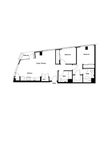 Cielo, Seattle – 2 Bed 2 Bath