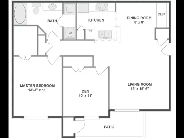 Stella At The Medical Center, Houston – 2 Bed 1 Bath