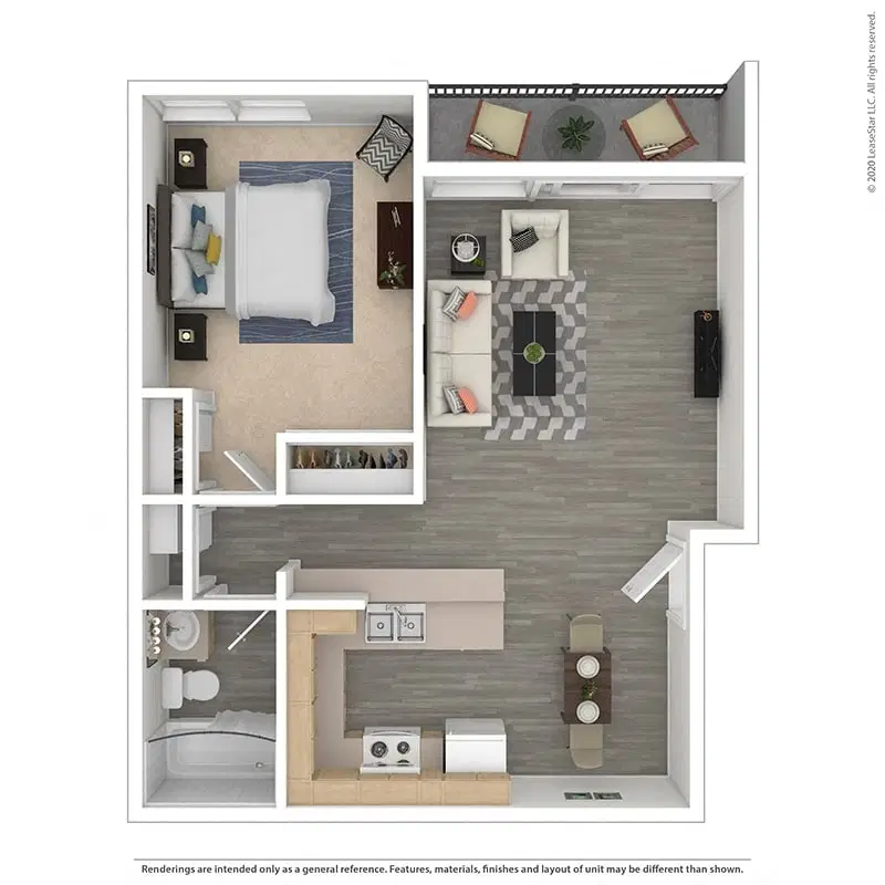West Park Village, Los Angeles – 1 Bed 1 Bath