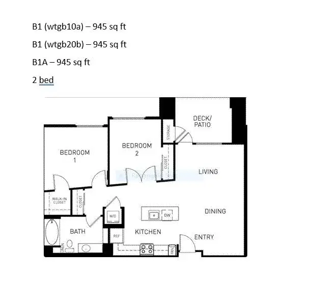 Westgate Apartments, Los Angeles – 2 Bed 1 Bath