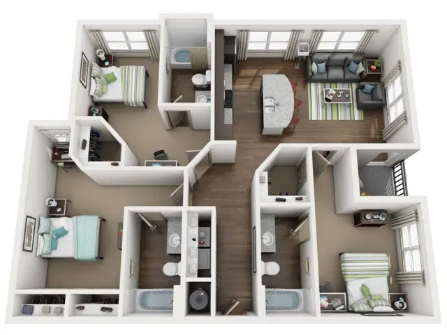 The District On Apache, Tempe – 3 Bed 3 Bath
