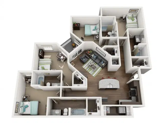 The District On Apache, Tempe – 4 Bed 4 Bath