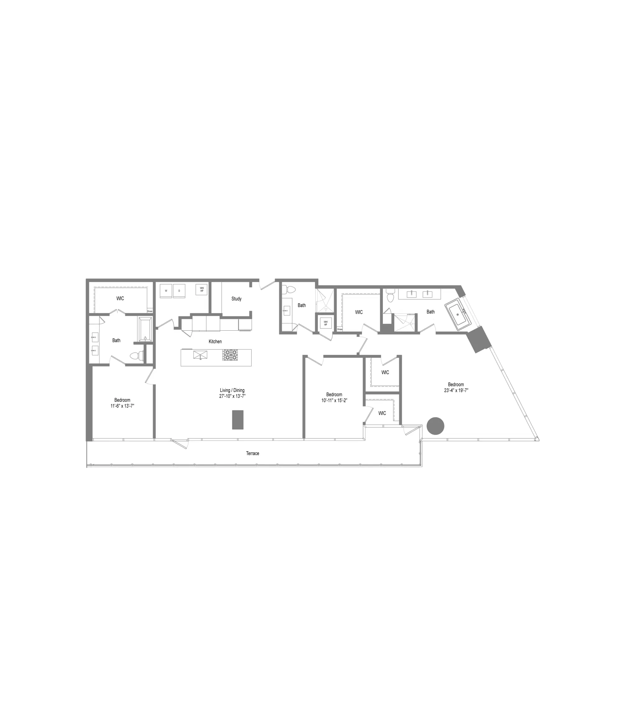 The Bowie, Austin – 3 Bed 3 Bath
