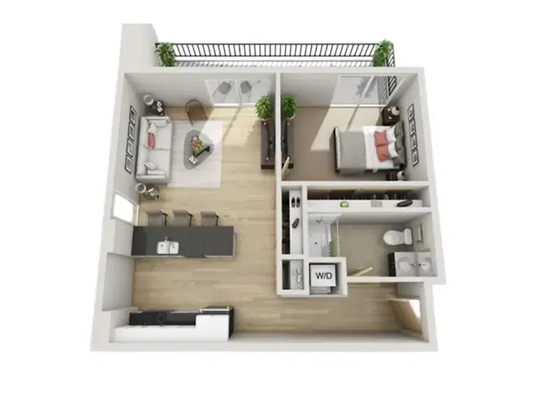 Yugo Madison Lux, Madison – 1 Bed 1 Bath Double