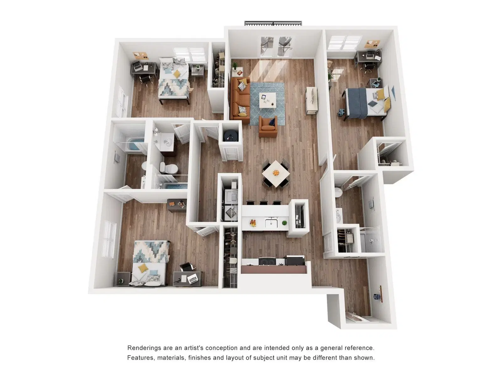 865 East, Harrisonburg – 3 Bedroom 3 Bathroom