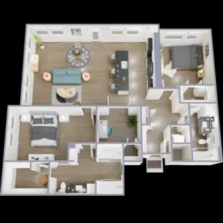 The Josephine, San Antonio – 2 Bed 2 Bath