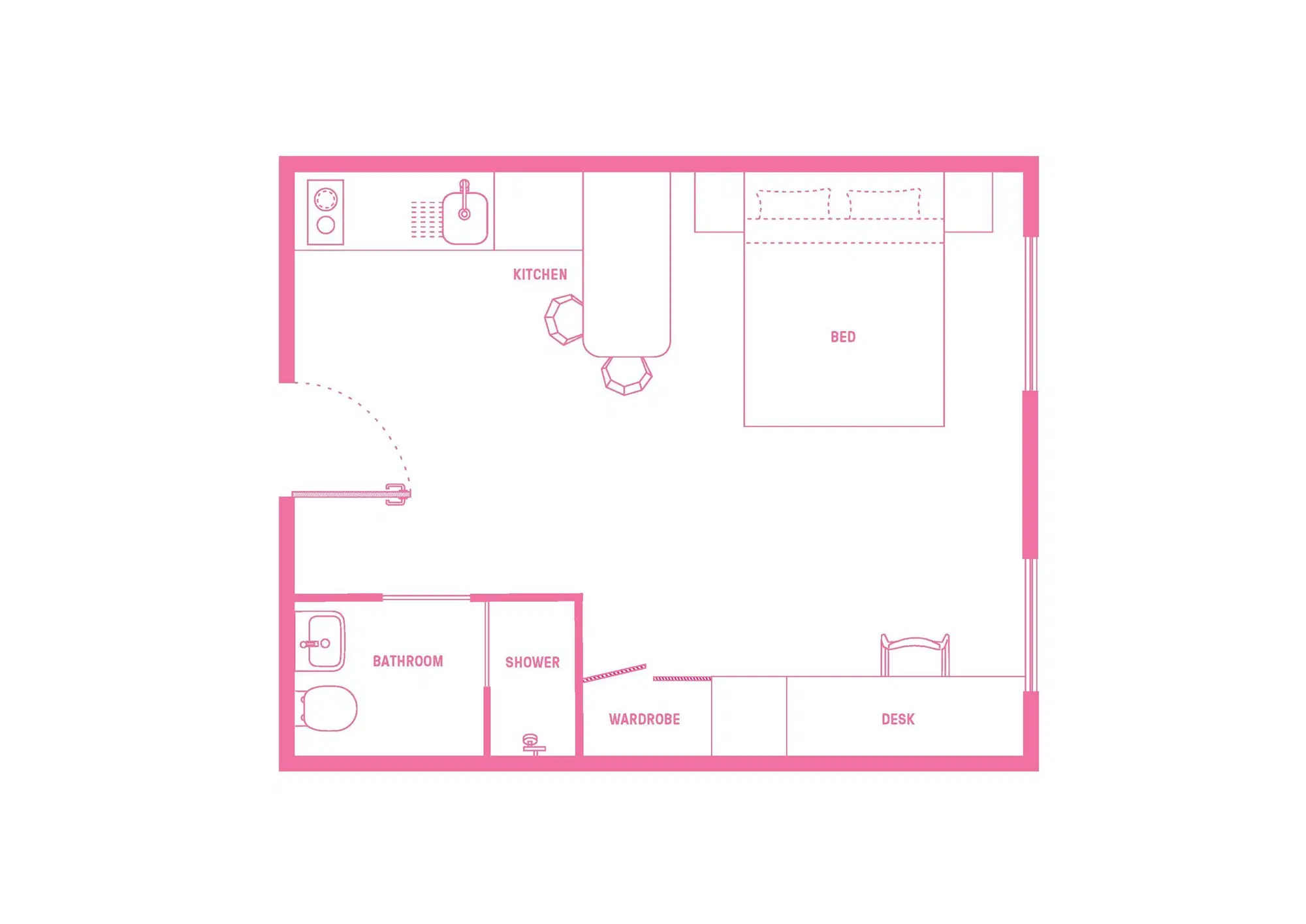Scape Carlton, Melbourne – Ultra Studio, Queen Bed